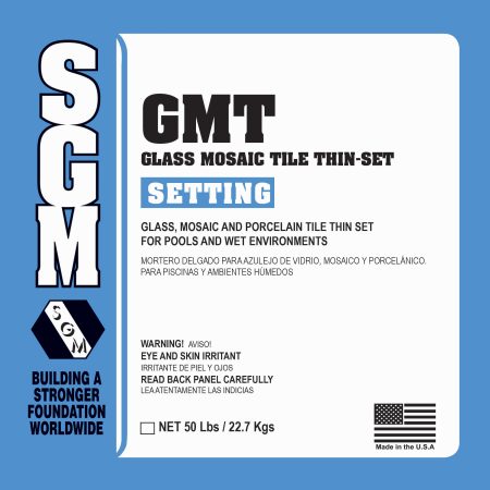 Glass Mosaic Tile (GMT) Thin-Set Mortar