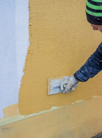 CEMENTITIOUS EXTERIOR COLORED STUCCO