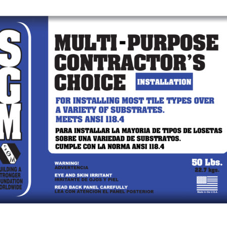 SGM Contractor’s Choice Multi-Purpose Thin-Set Mortar