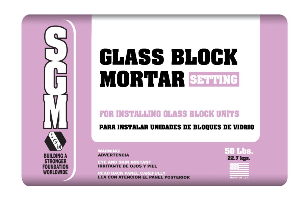 SGM Glass Block Mortar NOVUS TRADING