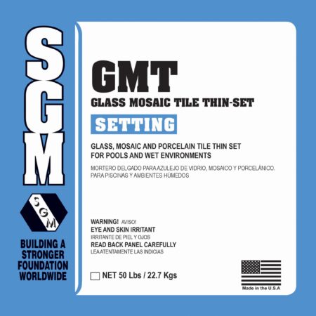 SGM POOLS Glass Mosaic Tile (GMT) Thin-Set Mortar