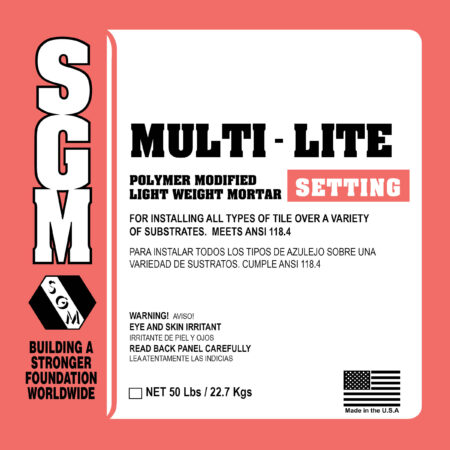 SGM Multi-Lite Polymer Modified Light-Weight Mortar
